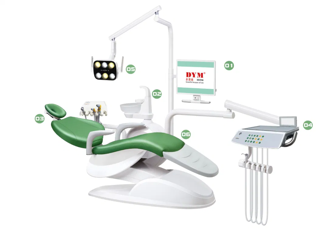 Intelligent Sensor Anti-Resin Curing Oral Lamp, Intelligent Water Supply System, Left and Right Hand Interchangeable Dental Chairs